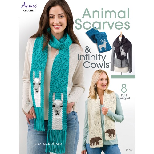 Animal Scarves &amp; Infinity Cowls (9781640251199)